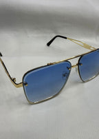 Lunettes L2B monture bleues
