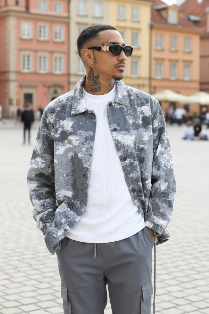 Veste Varsovie Grise - Style Militaire Street