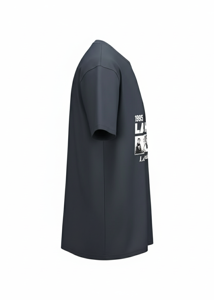 T-shirt La Haine Gris : Coupe droite & Style Urbain