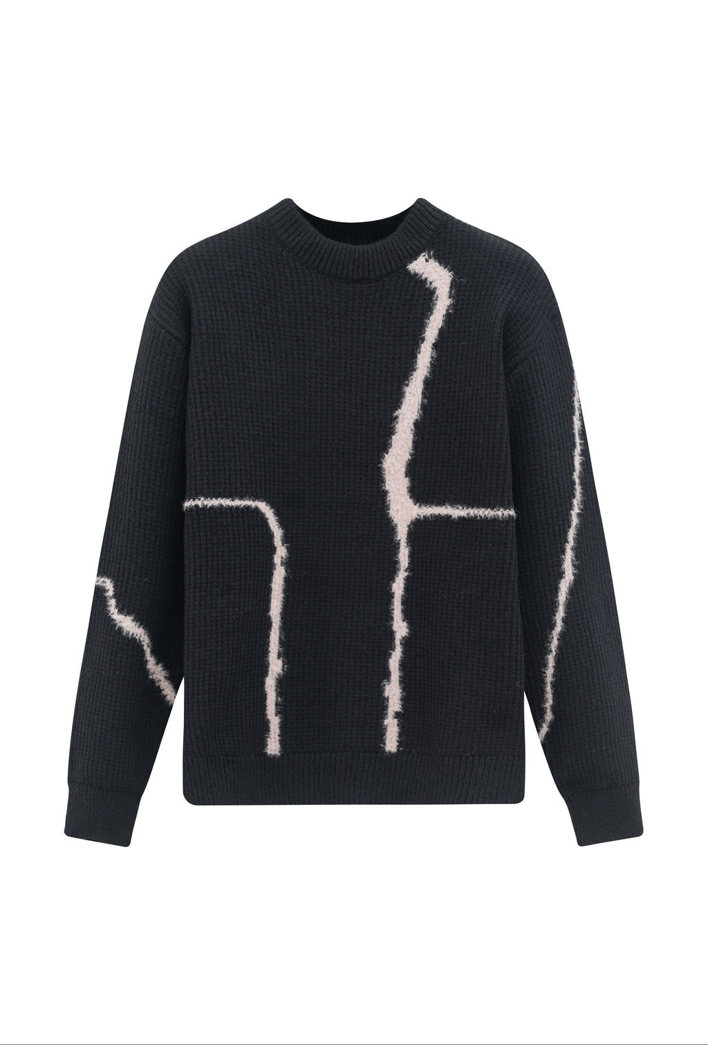 Pull Palerme Noir - Chaleur mode dans la ligne