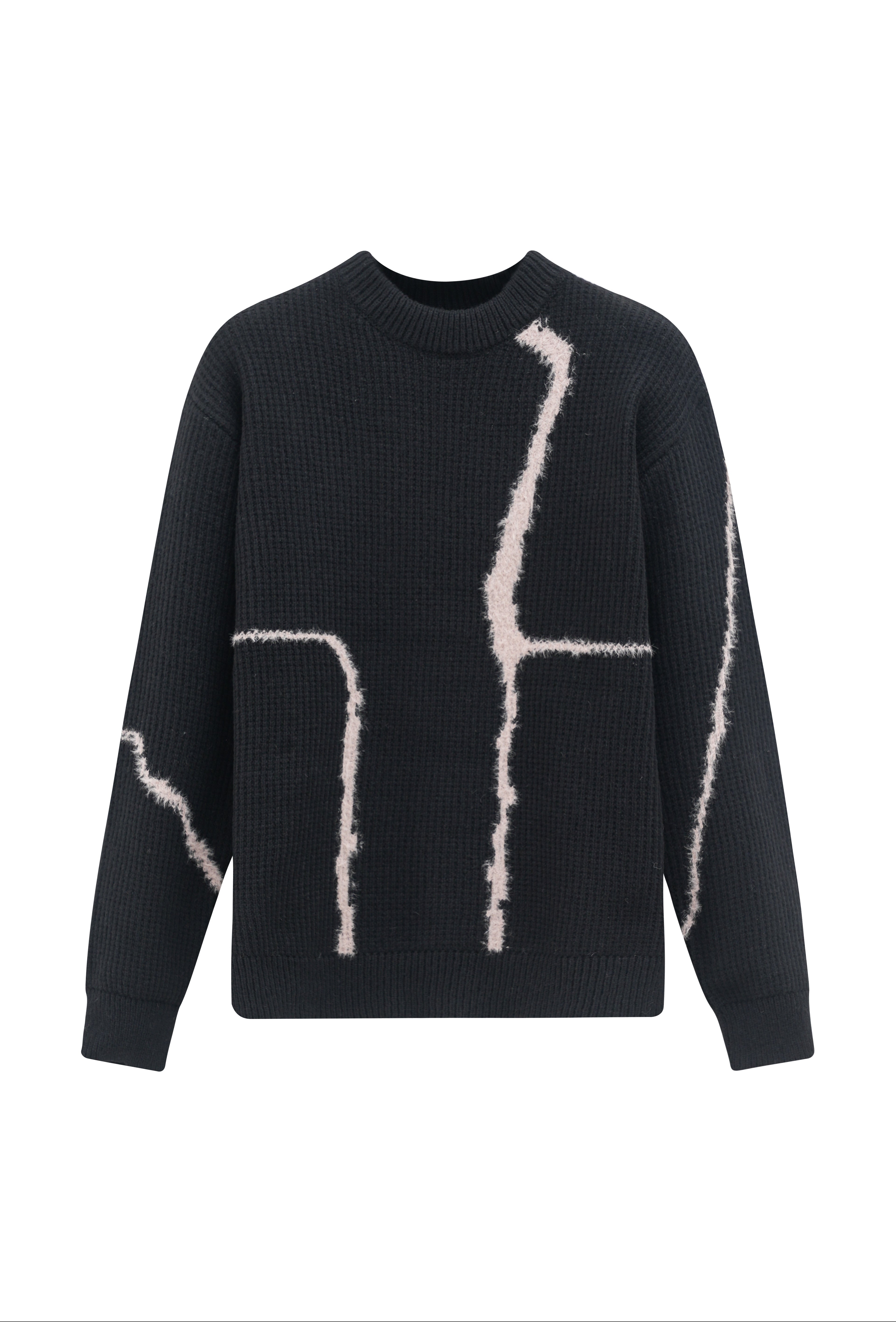 Pull Palerme Noir - Chaleur mode dans la ligne