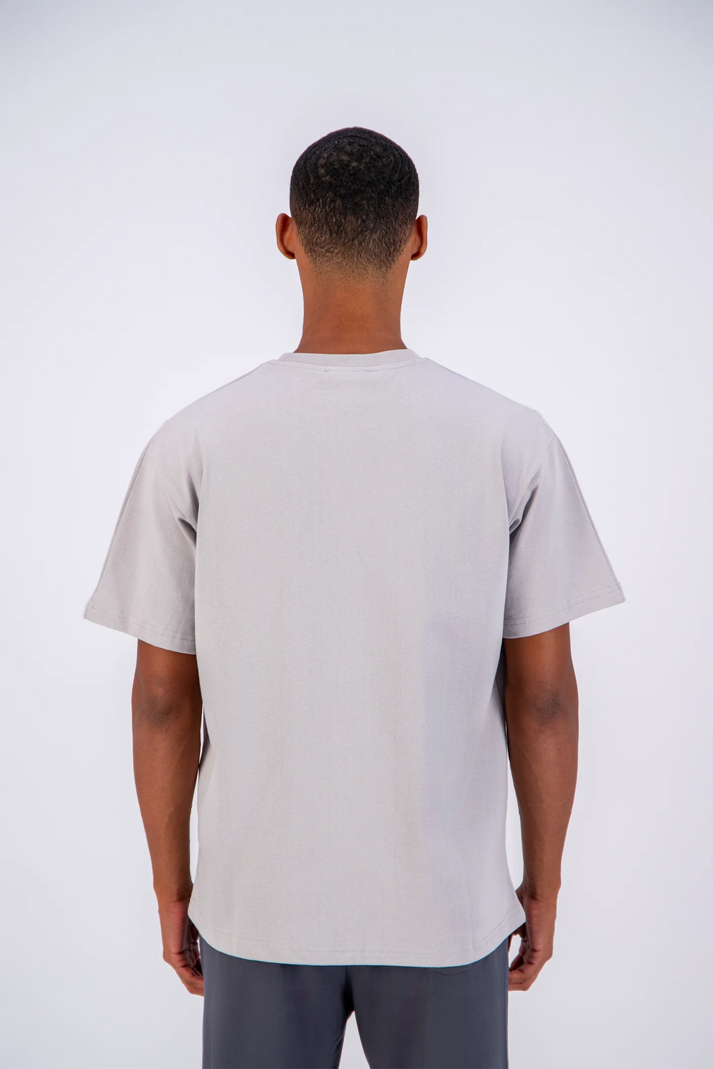 T-shirt LOVE Gris - Coeur brodé Noir