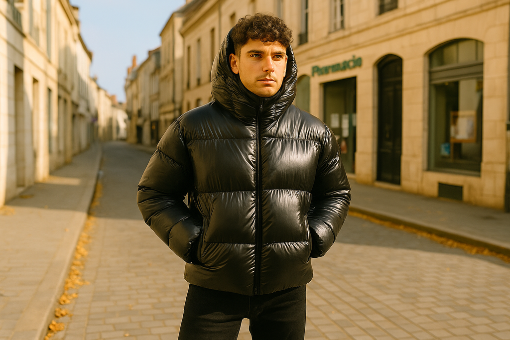 Doudoune New York Noir : Style urbain & Capuche