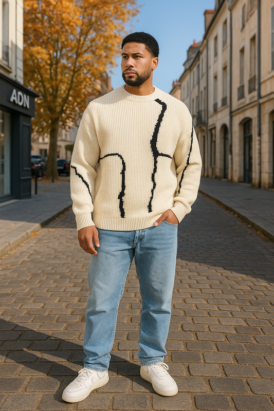 Pull Palerme Beige - Chaleur mode dans la ligne