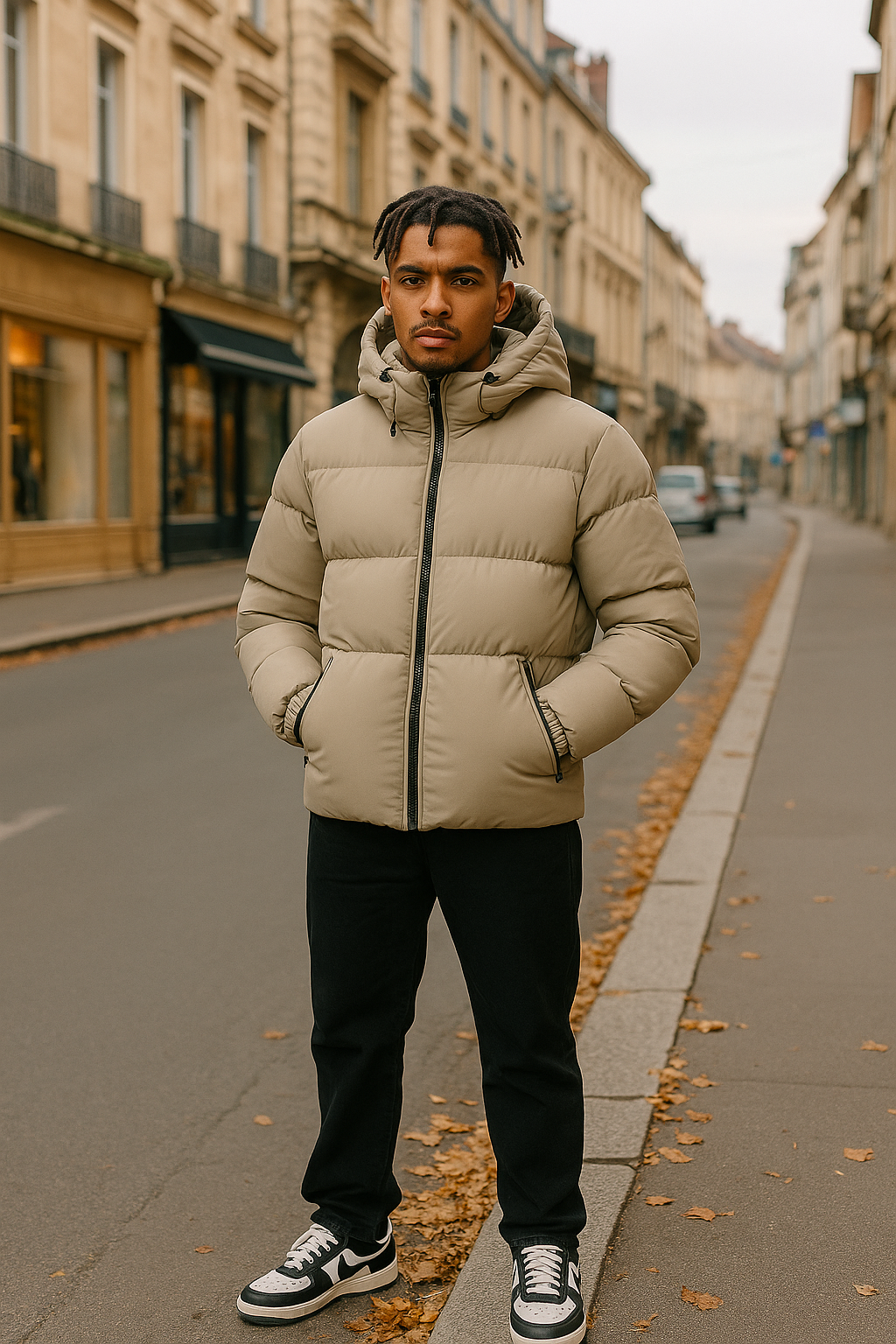 Doudoune Berlin Beige : Chaude & Street