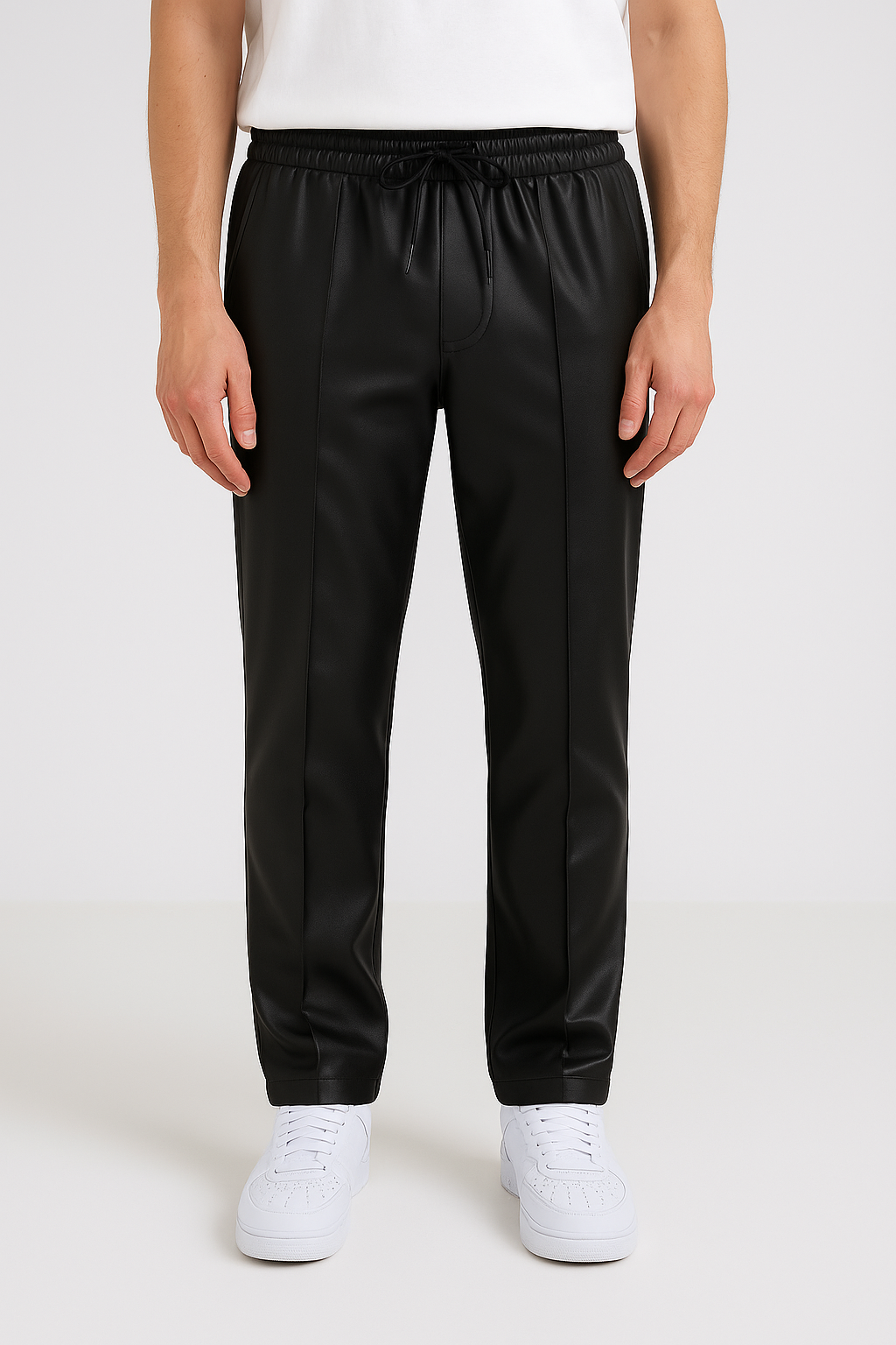 Pantalon Stockholm Noir – Street clean, coupe droite & Ligne tendance