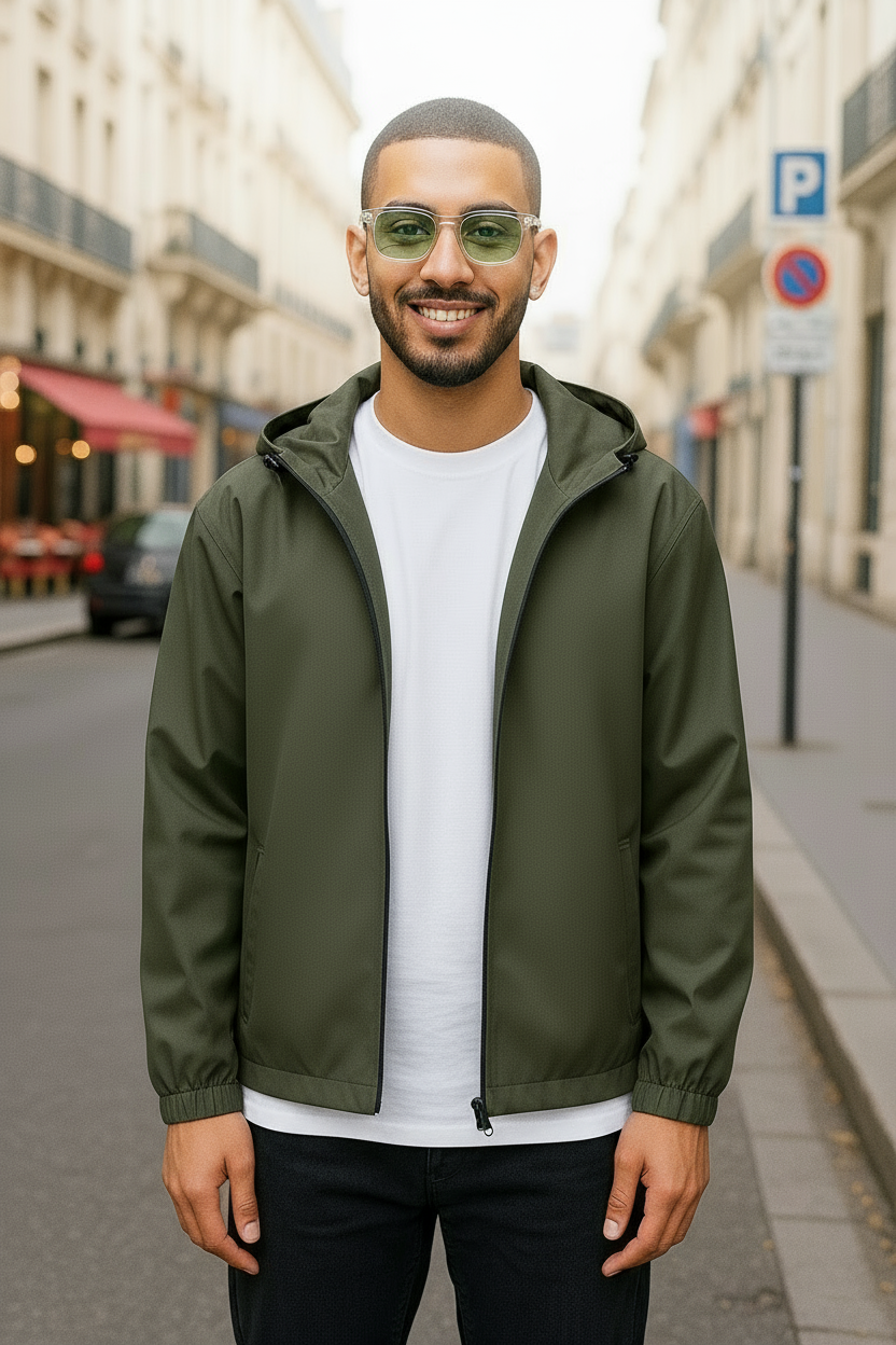 Veste Brooklyn Kaki – Essence du style New-Yorkais