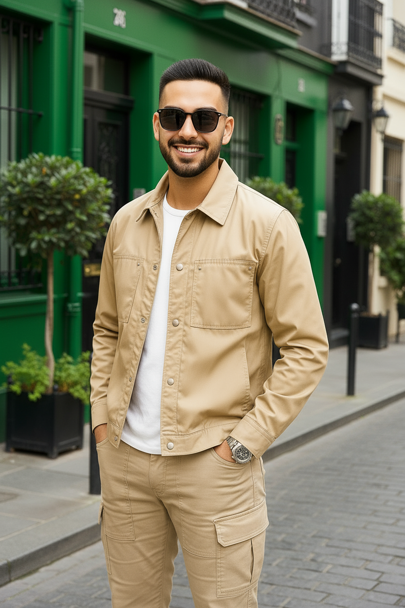 Veste Berlin Beige – Attitude & Style Pur