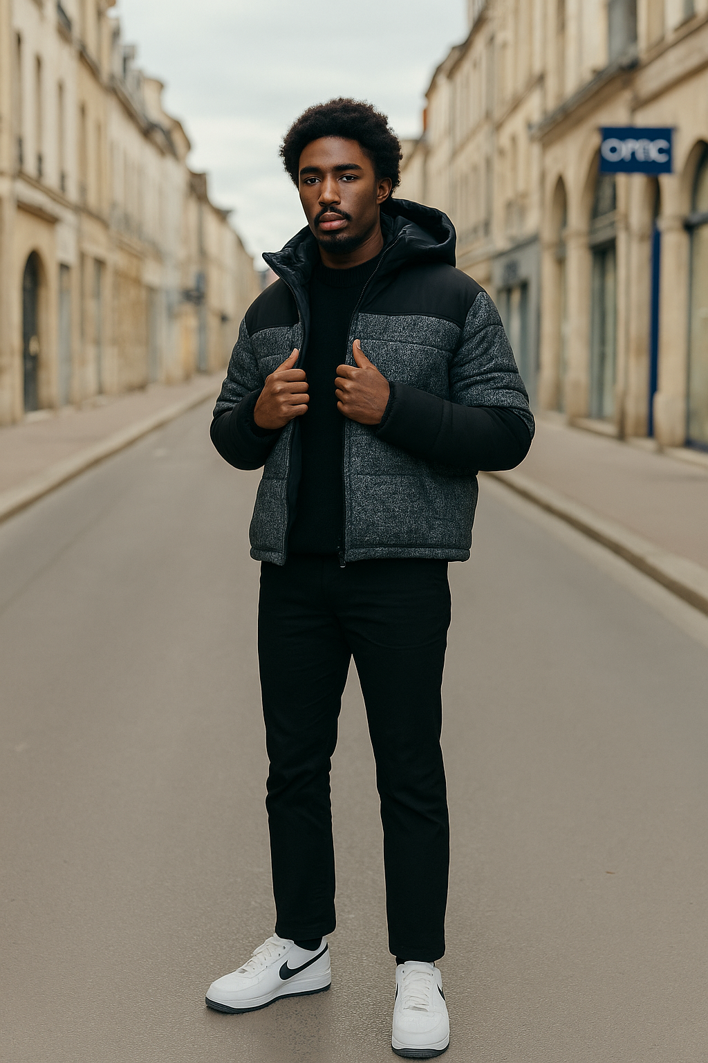 Doudoune Copenhague Grise : Chaude & Street