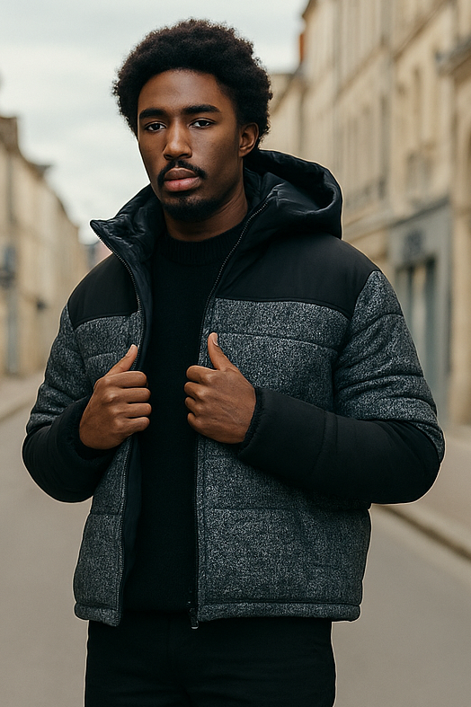 Doudoune Copenhague Grise : Chaude & Street