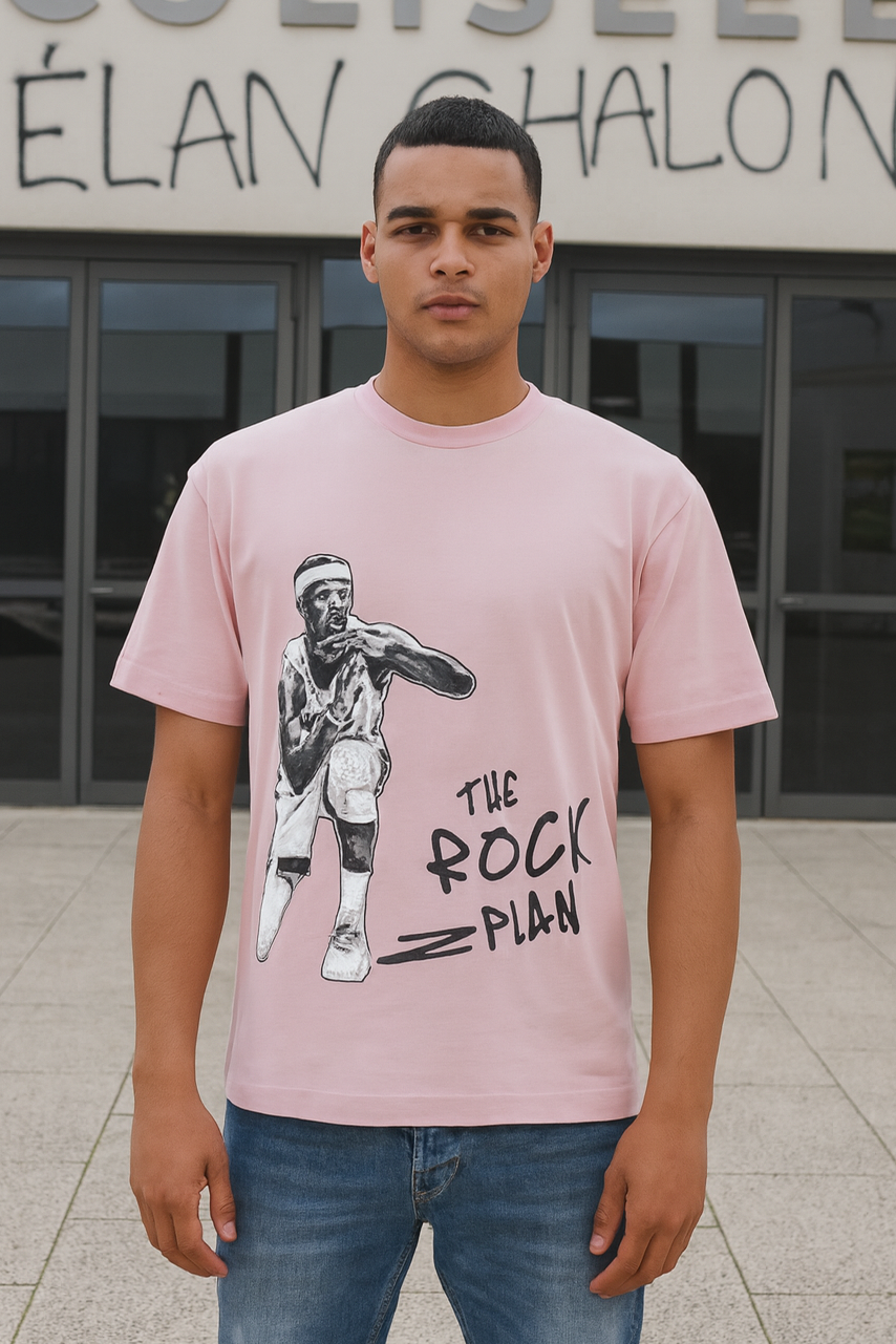 T-shirt Basket Rock Rose – Style Urbain et Sportif