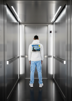 Sweat Van Gogh Blanc : Coupe oversize & Style artistique