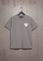 T-shirt LOVE Marron : Coupe oversize & Coeur blanc