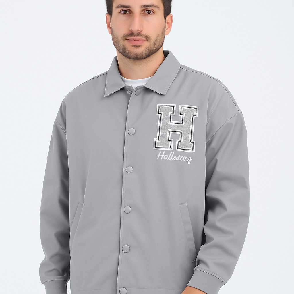 Veste Harlem Grise – Black Flag & Code de Rue