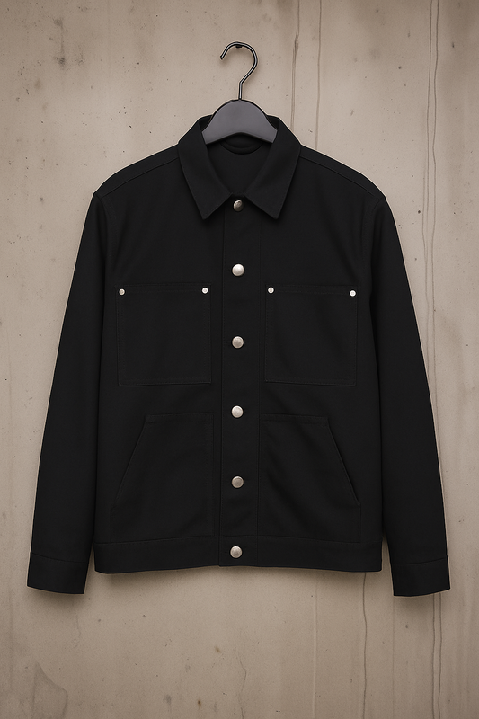 Veste Berlin Noir – Militaire Attitude & Style Pur