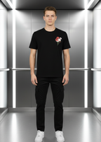 T-shirt Provence Noir : Coupe Oversize & Style Minimaliste