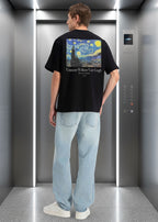 T-shirt VanGogh Noir : Oversize & Art Mode