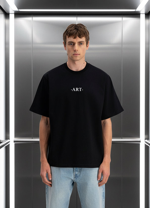 T-shirt VanGogh Noir : Oversize & Art Mode