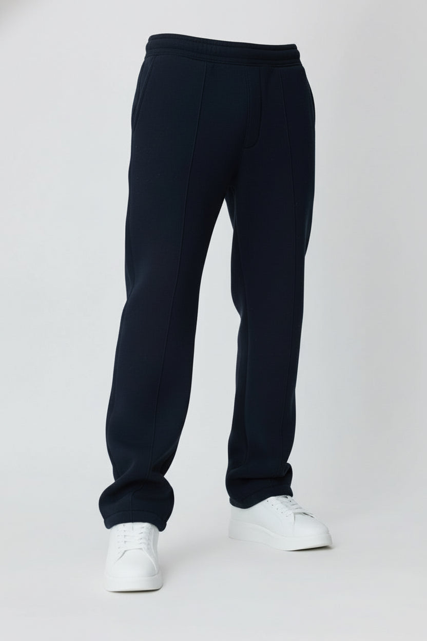 Pantalon Napoli bleu marine – Type clean, coupe droite & Ligne tendance