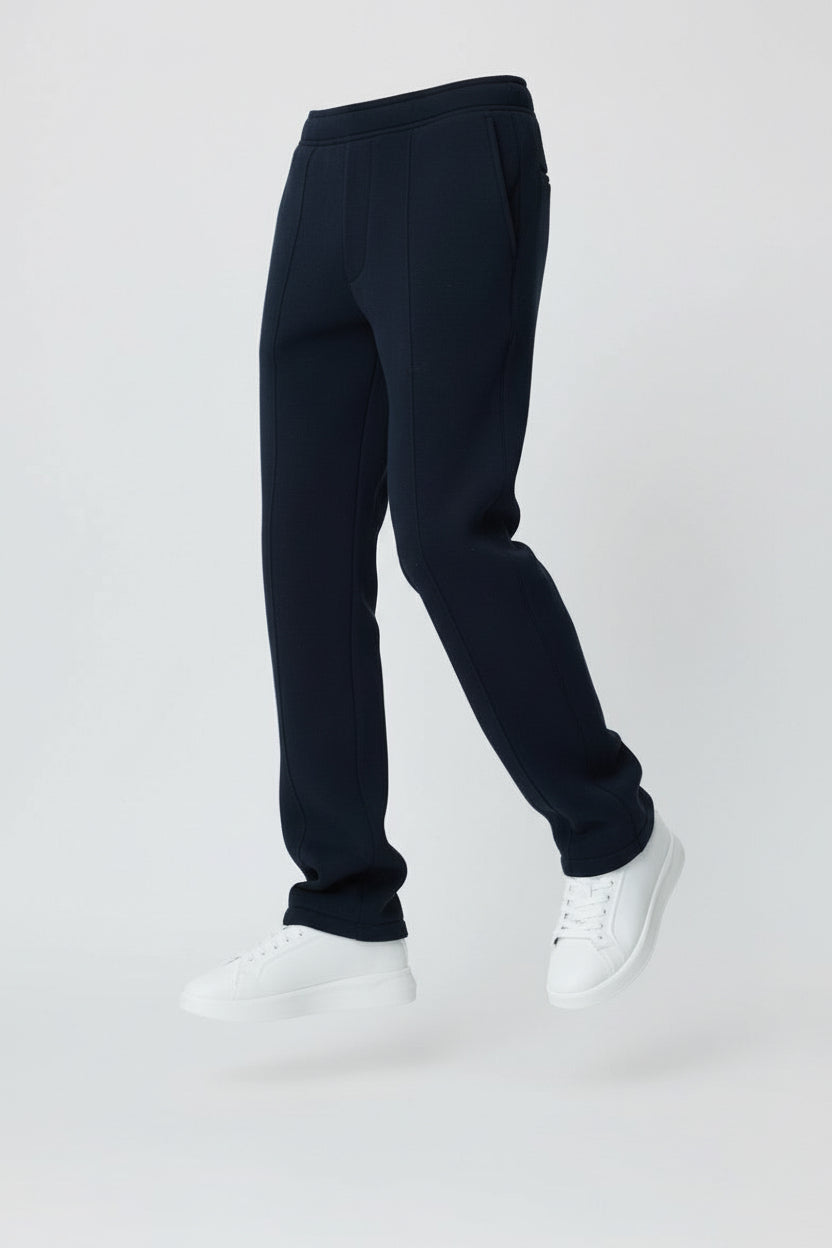 Pantalon Napoli bleu marine – Type clean, coupe droite & Ligne tendance