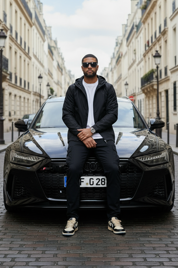 Ensemble 2Pac  Noir - Loyal, Street en Capuche