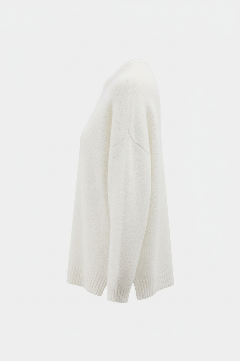 Pull Ottawa blanc : Coupe Oversize & Style White Ice