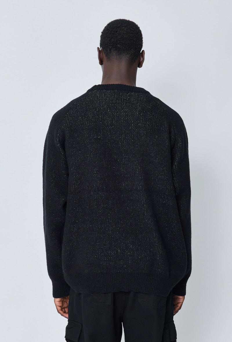 Pull Montréal Noir : Coupe oversize & Uni Chill