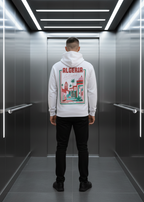 Sweat Algéria Blanc : Coupe Droite & Style minimaliste