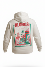 Sweat Algéria Blanc : Coupe Droite & Style minimaliste