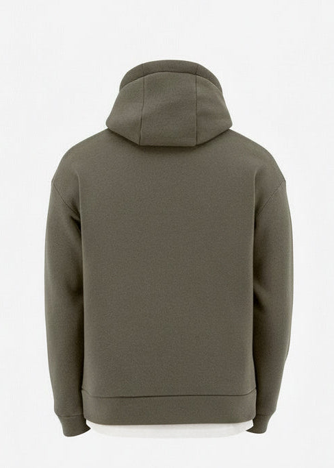 Sweat LOVE Vert : Coeur blanc & Style minimaliste