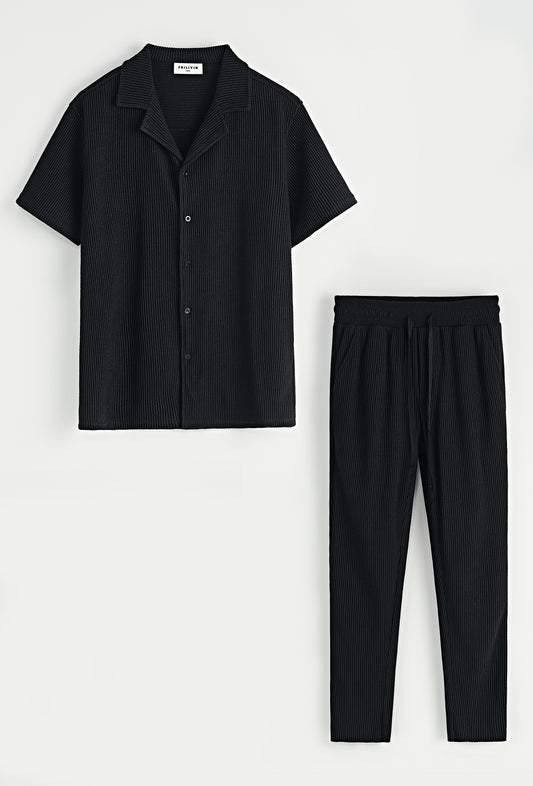 Ensemble Pantalon Frank Abagnale Noir – Le faux calme du gentleman