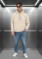 Sweat LOVE Beige : Coeur Blanc & Style minimaliste