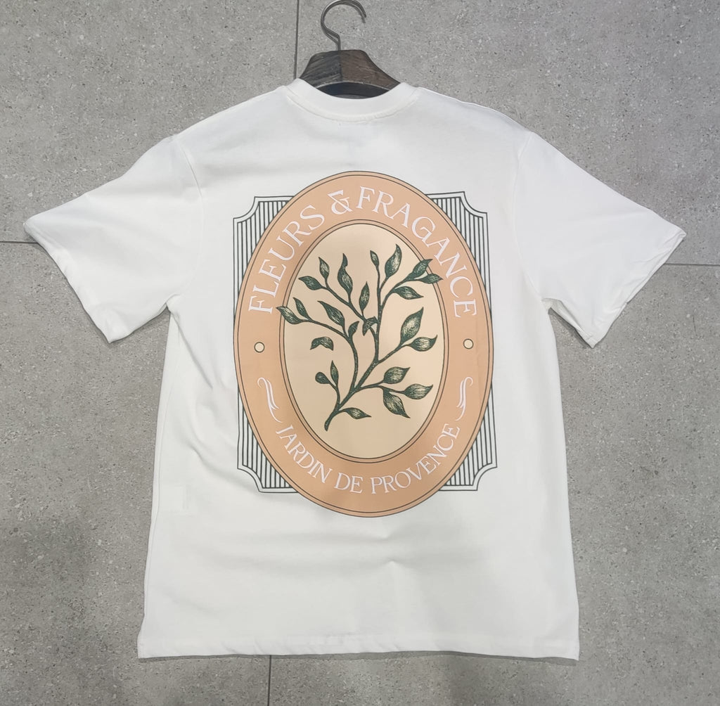 T-shirt Fleur Flagrance – Style Urbain et Minimaliste