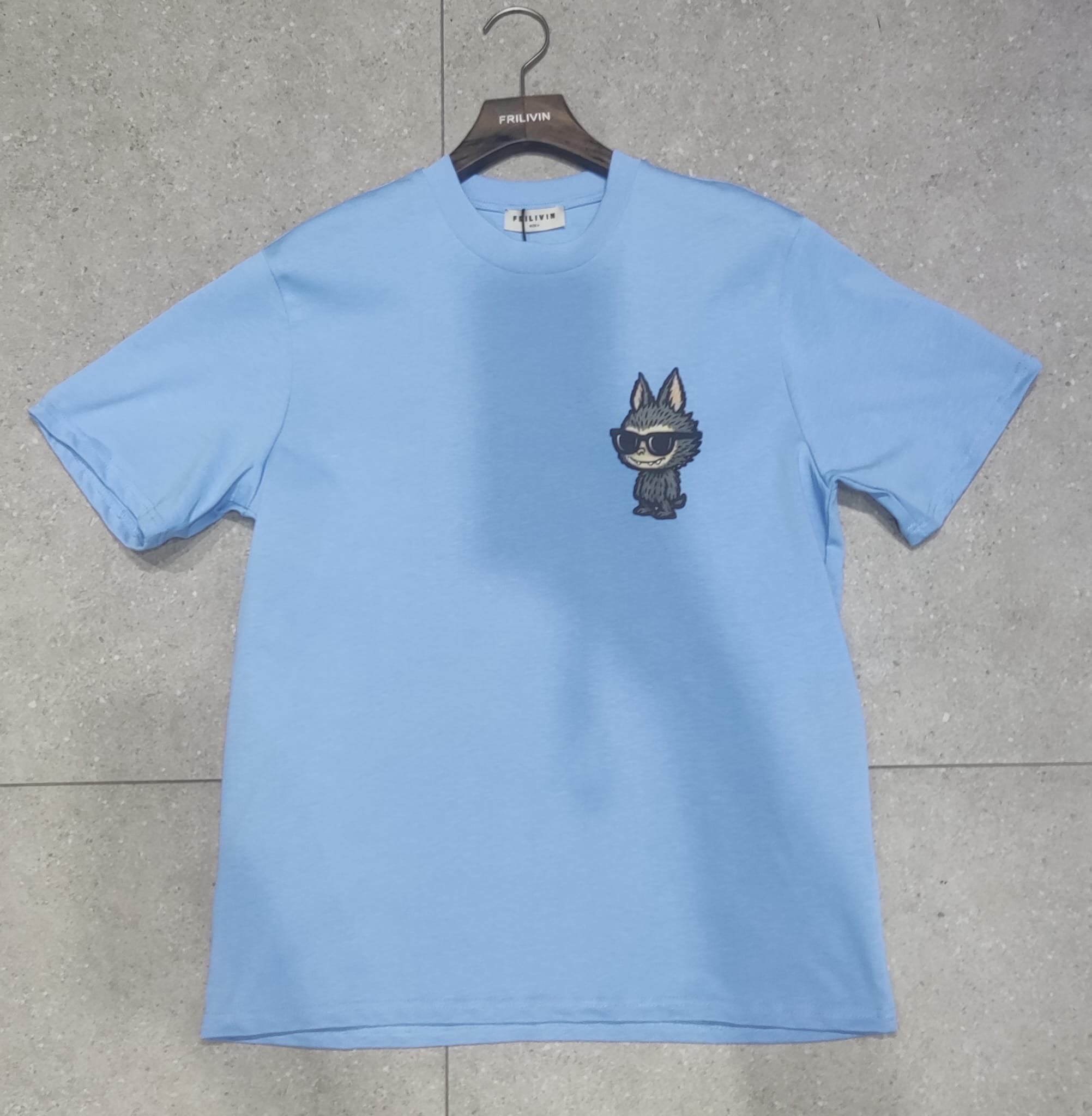 T-shirt Labubu Bleu – Style mode et virale