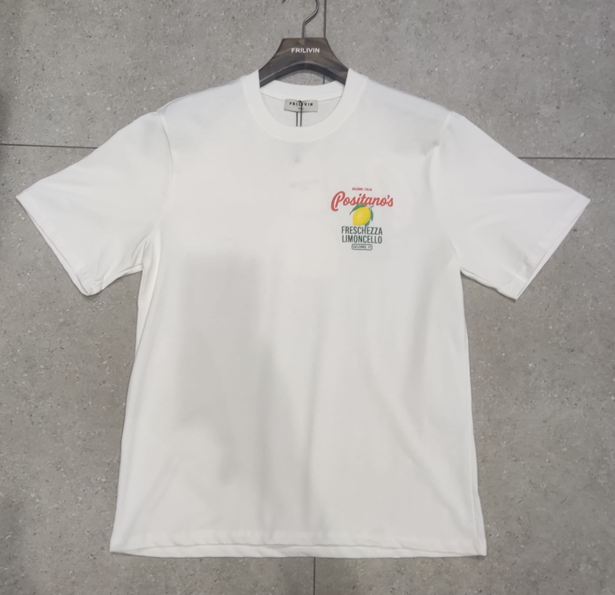 T-shirt Positanos Blanc – Style Urbain et Minimaliste