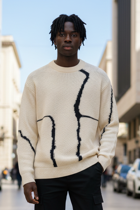 Pull Palerme Beige - Chaleur mode dans la ligne