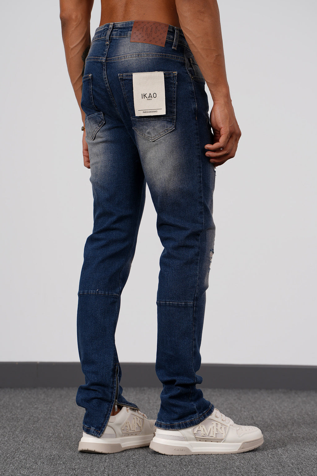 Jean Miami Edition – Denim Bleu Destroy FitSlim