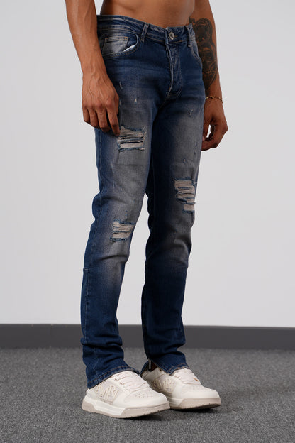 Jean Miami – Jimmy Edition – Denim Bleu Destroy Fit Slim