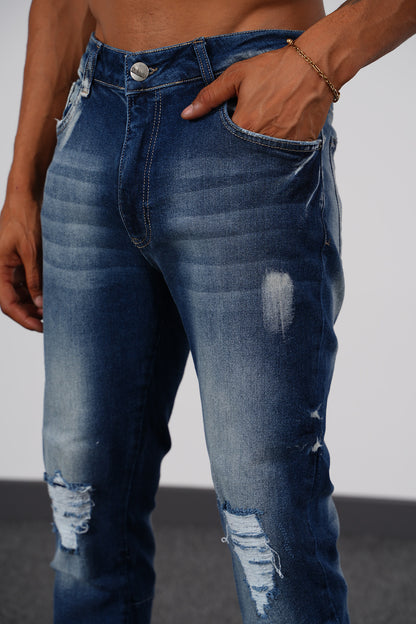 Jean Memphis – Morant Edition – Denim Destroy Fit Slim