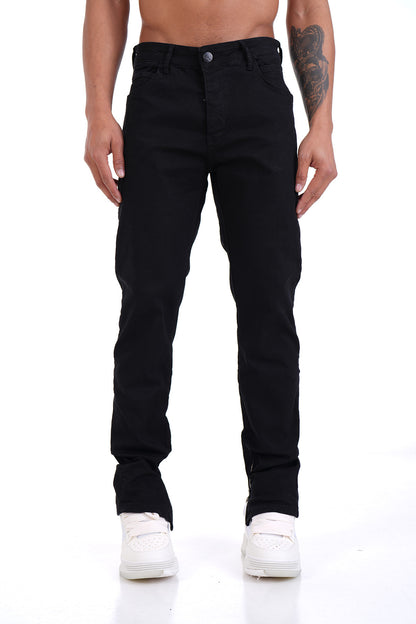 Jean Seattle – Malik Edition – Denim Noir Zippé Fit SLIM