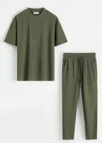 Ensemble Tommy Shelby Vert : Street Wear Côtelé