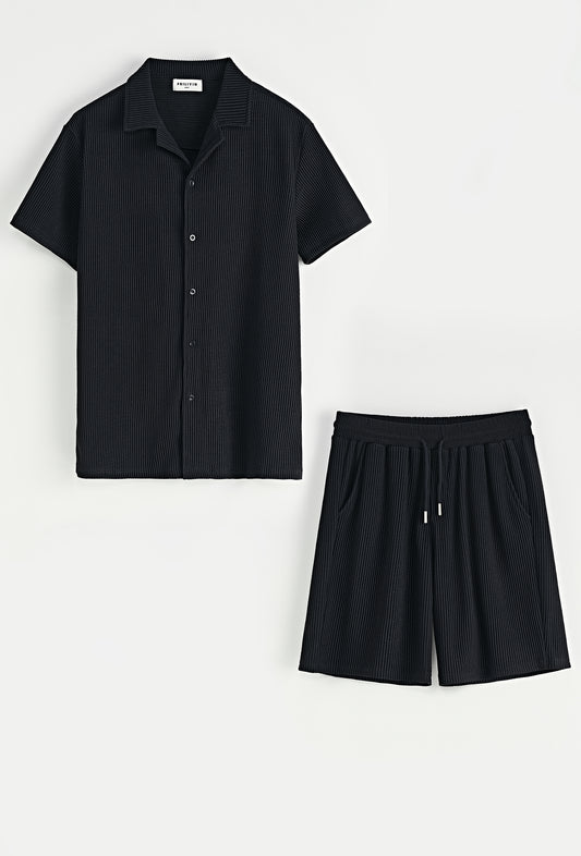 Ensemble Short Frank Abagnale Noir– Le calme du gentleman