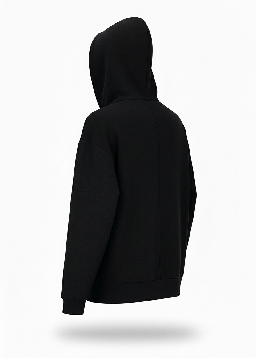 Sweat LOVE Noir : Coeur Gris & Style minimaliste