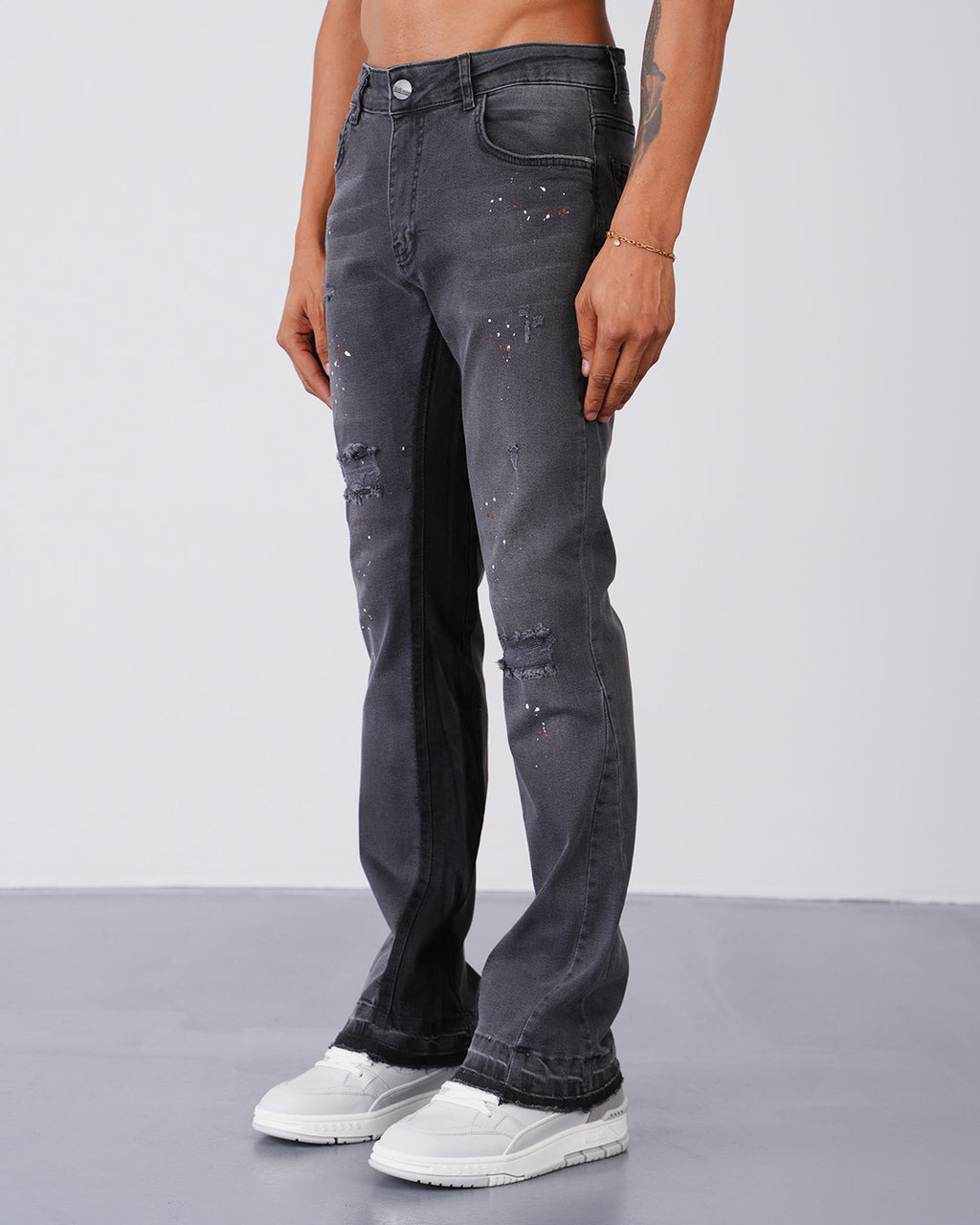Jean Atlanta Edition – Denim Noir Streetwashed Straight