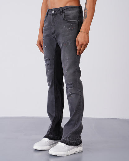 Jean Atlanta – Trae Edition – Denim Noir Streetwashed Straight
