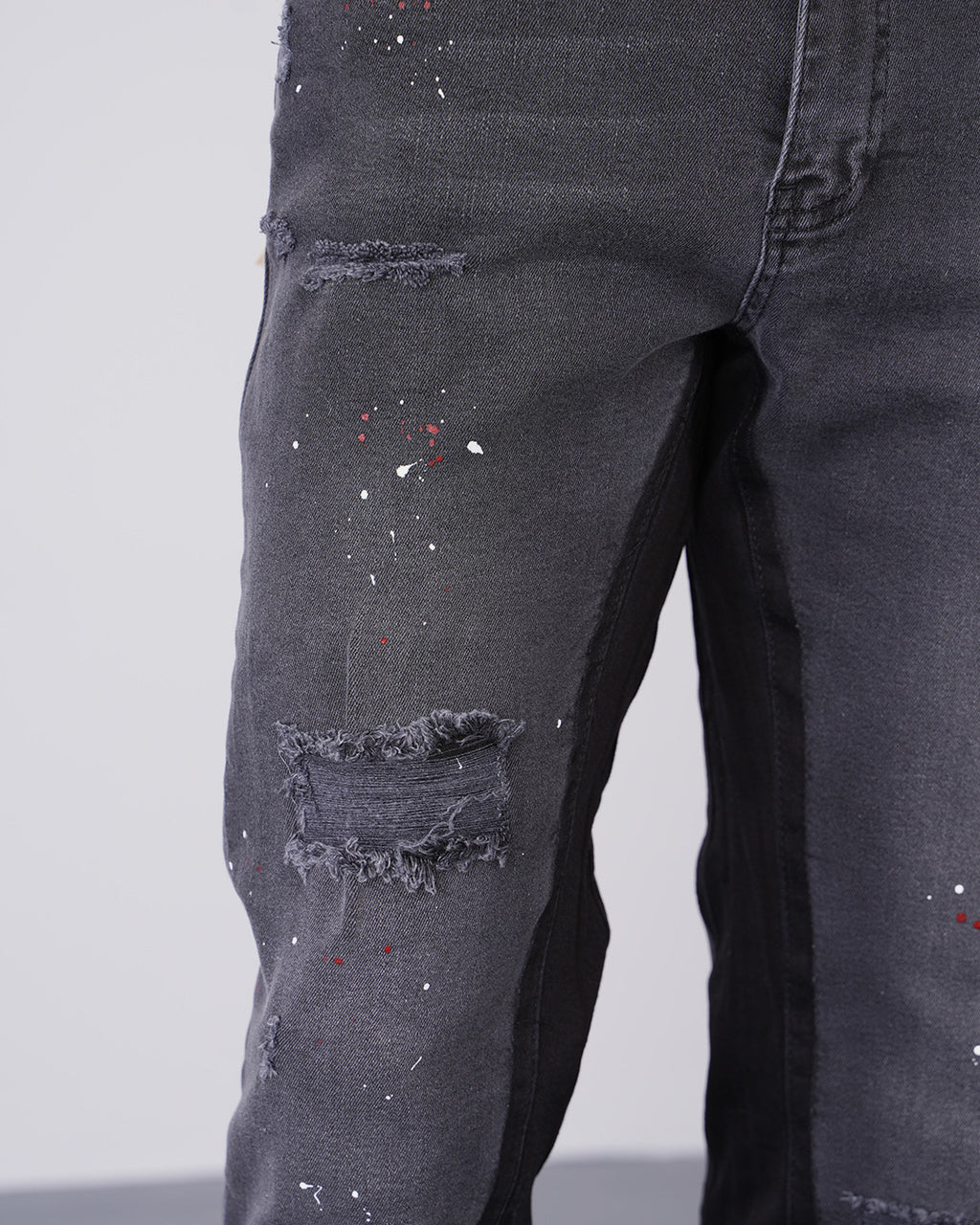 Jean Atlanta Edition – Denim Noir Streetwashed Straight