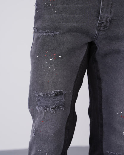Jean Atlanta – Trae Edition – Denim Noir Streetwashed Straight