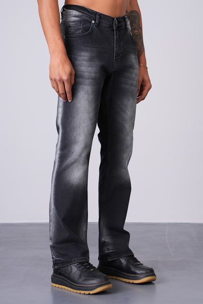 Jean Houston – Travis Scott Edition – Denim Destroyed Noir Straight