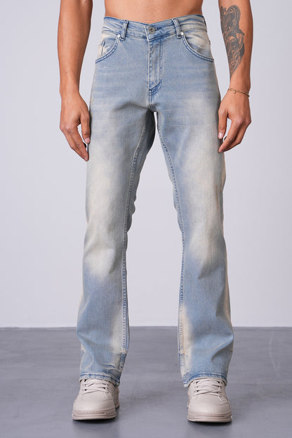 Jean Los Angeles – LaMelo Edition – Denim Destroyed Bleu Ciel Straight