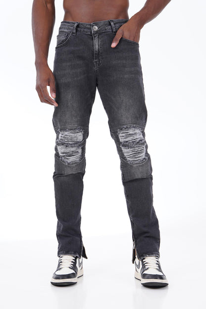 Jean New York – Zion Edition – Denim Noir Destroy Fit Slim
